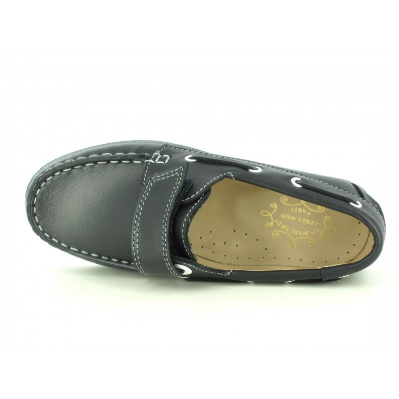 129 VE - Bleu Marine Cuir